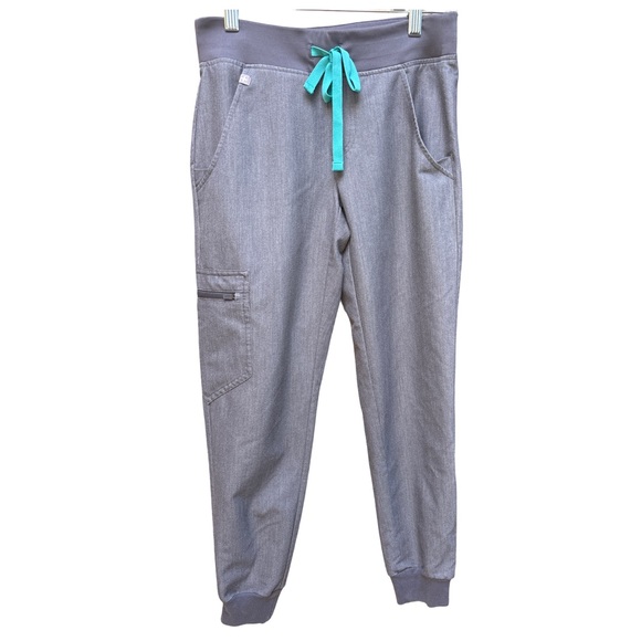 Figs Gray Technical Collection Elastic Waistband Pants XXS - Picture 1 of 8